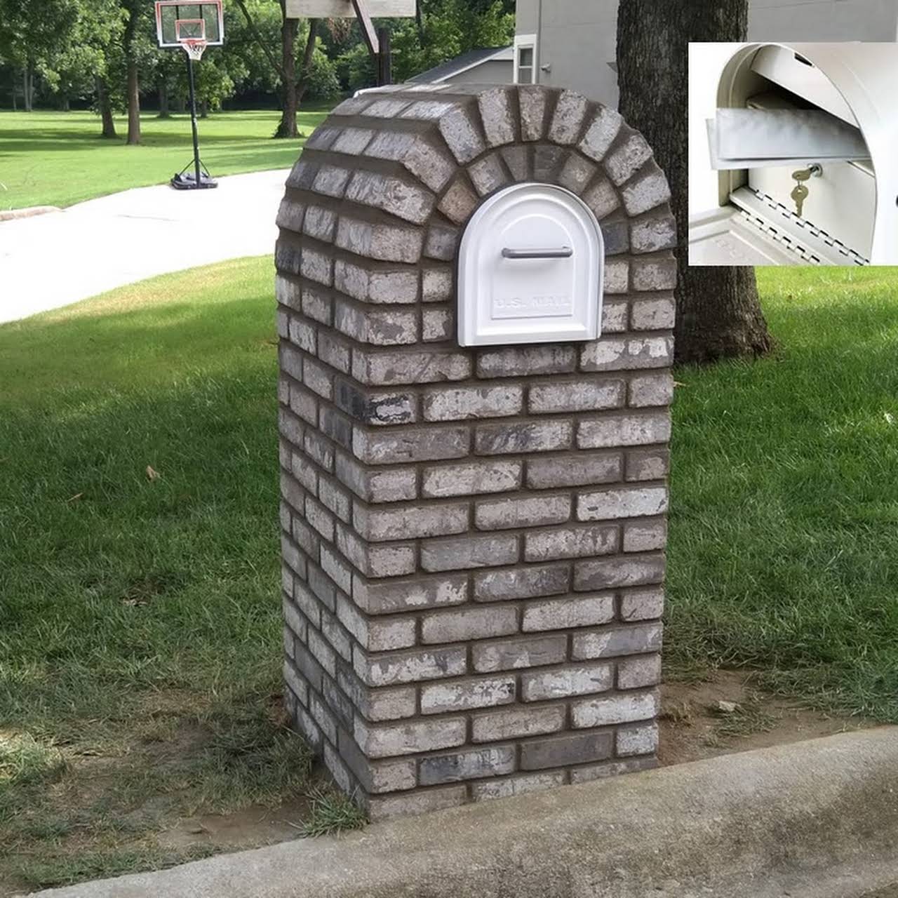 Masonry Mailbox Installation of Brick Mailbox & Stone Mailbox Mailbox