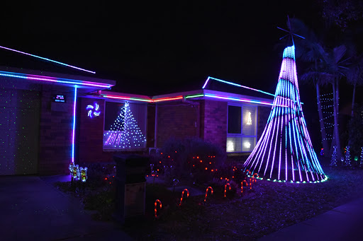 College way Christmas lights - Thumbnail