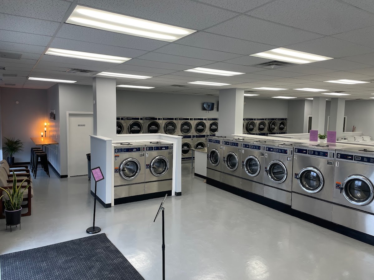 Self-service laundry at The Laundry Basket, Kansas City, MO