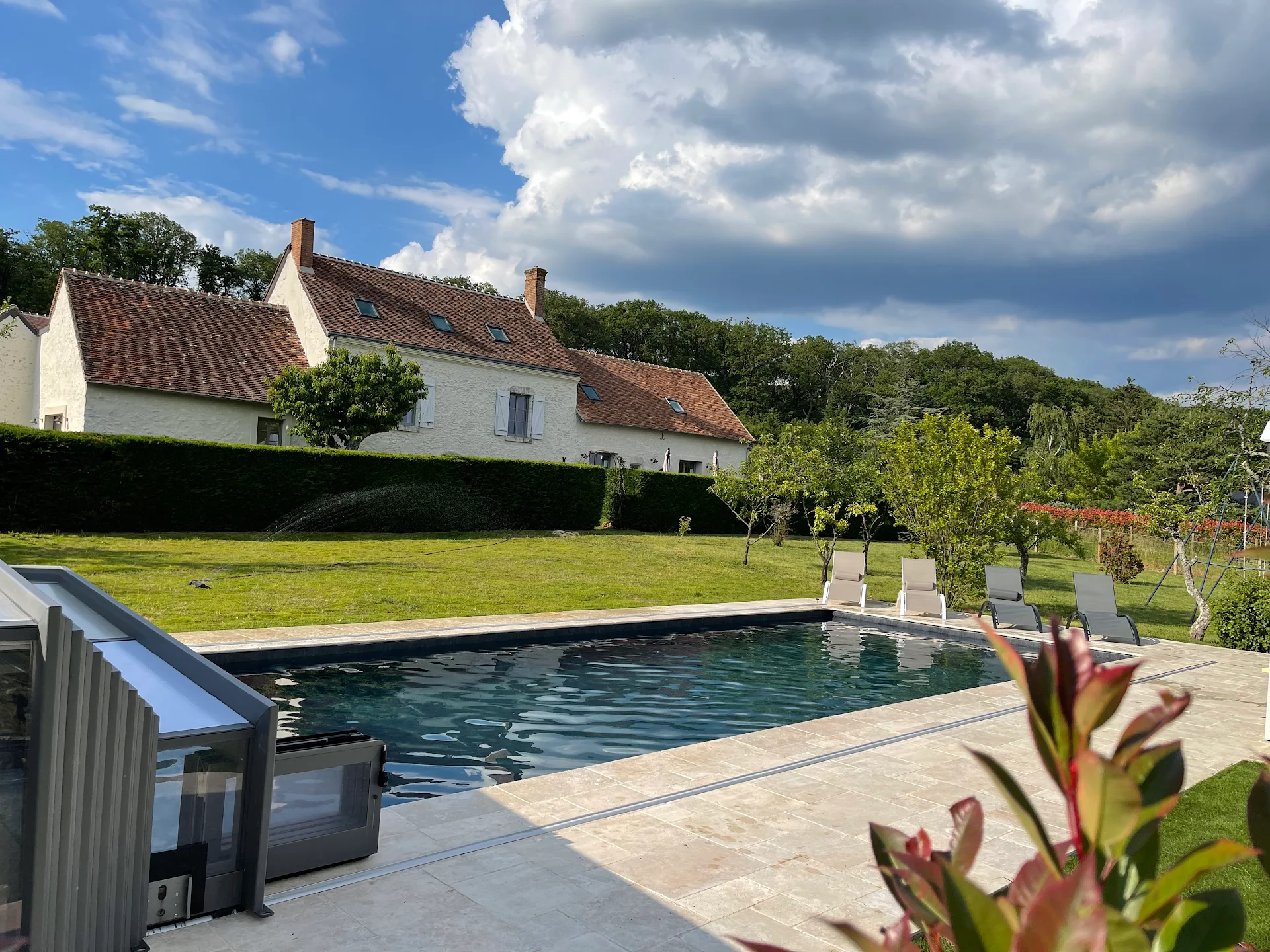 le verger des pierres blanches-piscine chauffée 11,5M