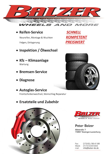 Autoteile - Reifenservice - Zweiradservice - Vertrieb von Sondermaschinen - Peter Balzer - Thumbnail