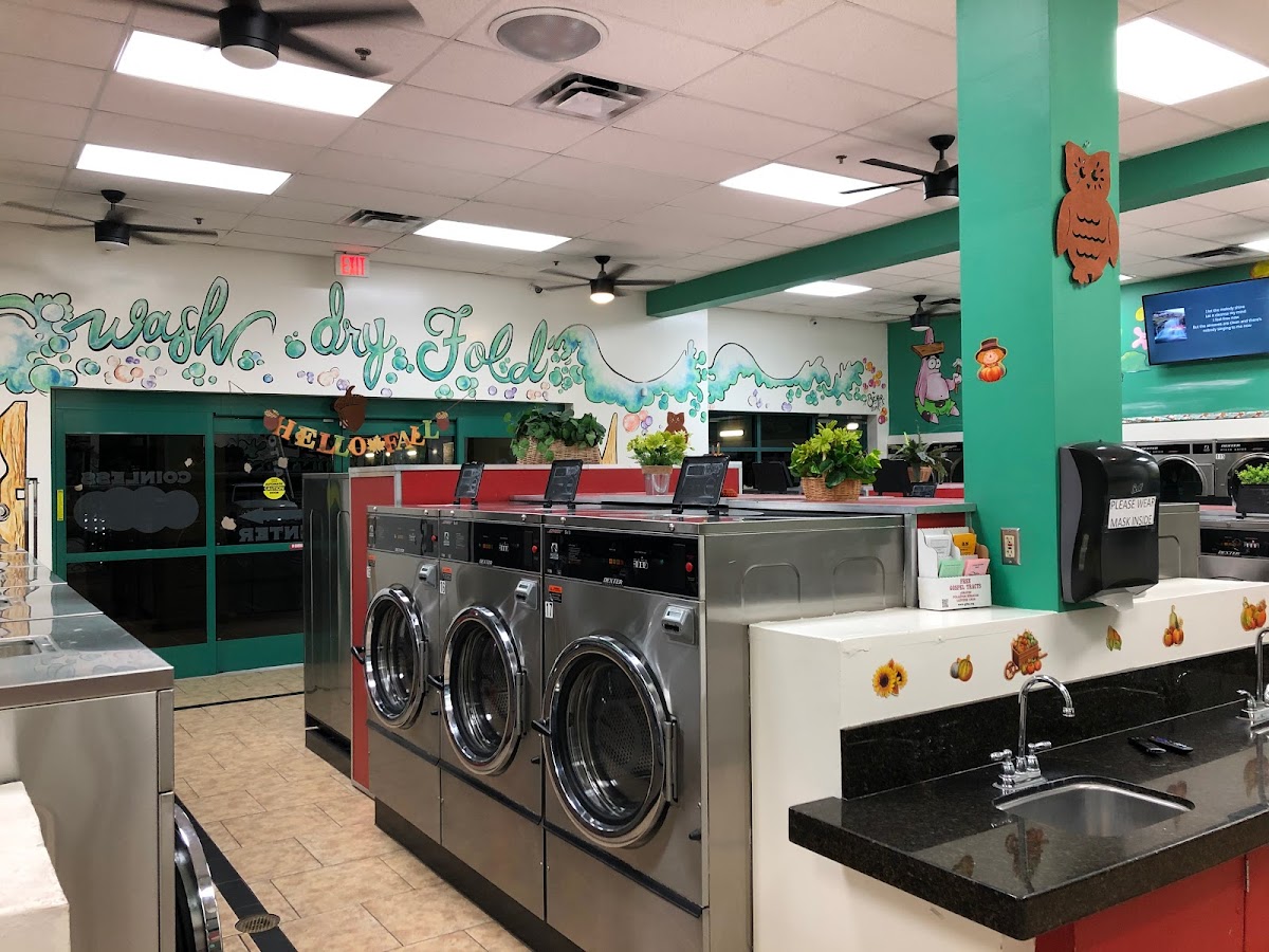 Self-service laundry at A1 Laundry, Phoenix, AZ