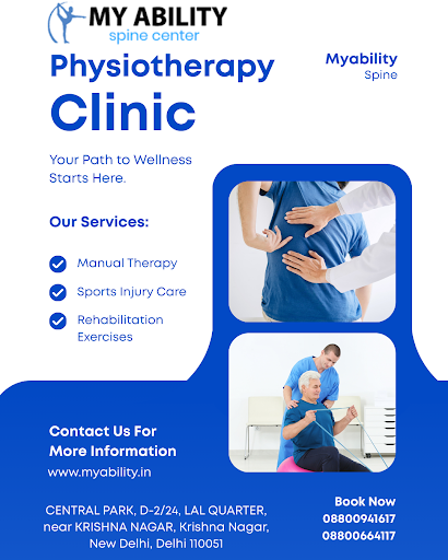MyAbility Spine Care – Krishna Nagar offers expert physiotherapy and chiropractic services for sp…