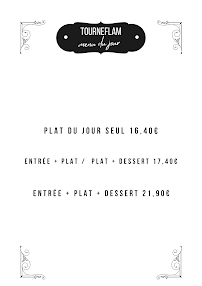 Menu TOURNEFLAM’ Page 1