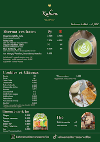 Menu Kahwa Mediterranean Coffee Shop Page 1