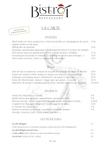 Menu BISTROT Page 12