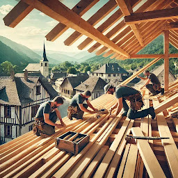 Photo n°16 de P.C couverture charpentier-couvreur Ramoneur recherche de fuite, Anti Mousse Peintres 45 Orléans Loiret Saint-Jean-De-Braye à Saint-Jean-de-Braye (Couvreur)