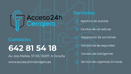 ACCESO24HS CERRAJERO CORUÑA