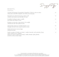Menu Au Comptoir des Sables - Hôtel AC Ambassadeur Page 4