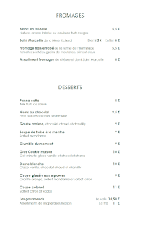 Menu Hôtel-Restaurant La Caborne Page 2