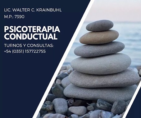 Psicoterapia Conductual - Lic. Walter Carlos Krainbuhl, Author: Walter Carlos Krainbuhl