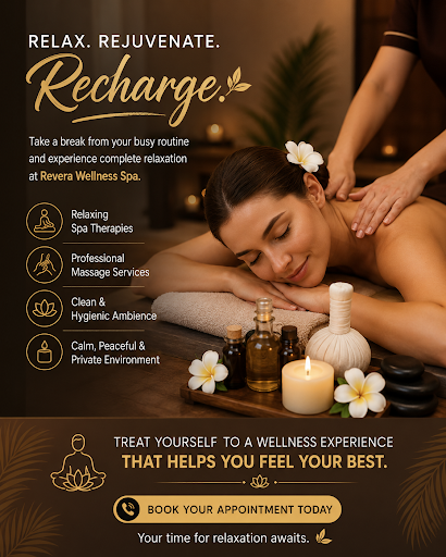 Take a break from your busy routine and experience complete relaxation at **Revera Wellness Spa**… post image