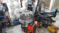 持ち込みタイヤ交換 グリピット 出光 セルフ四日市新正店