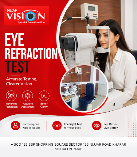 At New Vision Opticals and Contact Lens Clinic, our experienced opticians use advanced technology…