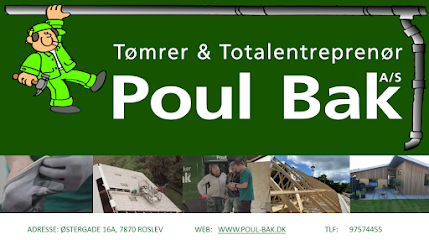 Tømrer og totalentreprenør Poul Bak