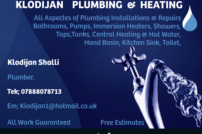 Reviews of Klodijan Plumbing and Heating GAS SAFETY in Reading - Plumber