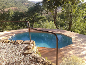 Photo n°6 de PISCILUX Piscine bois et PVC à Saint-Germain-des-Prés (Société de construction de piscine)