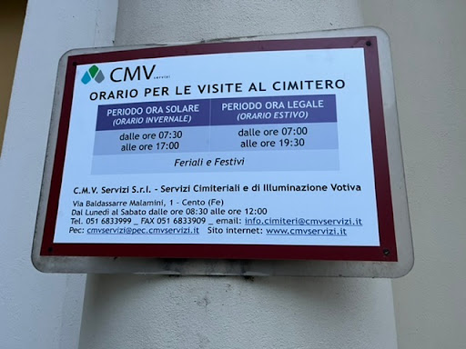 Cimitero Cento - Visual