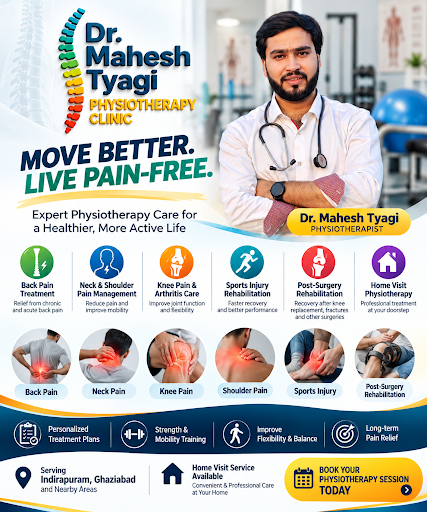 🩺 Dr. Mahesh Tyagi Physiotherapy Clinic | Expert Physiotherapy in Indirapuram, Ghaziabad post image