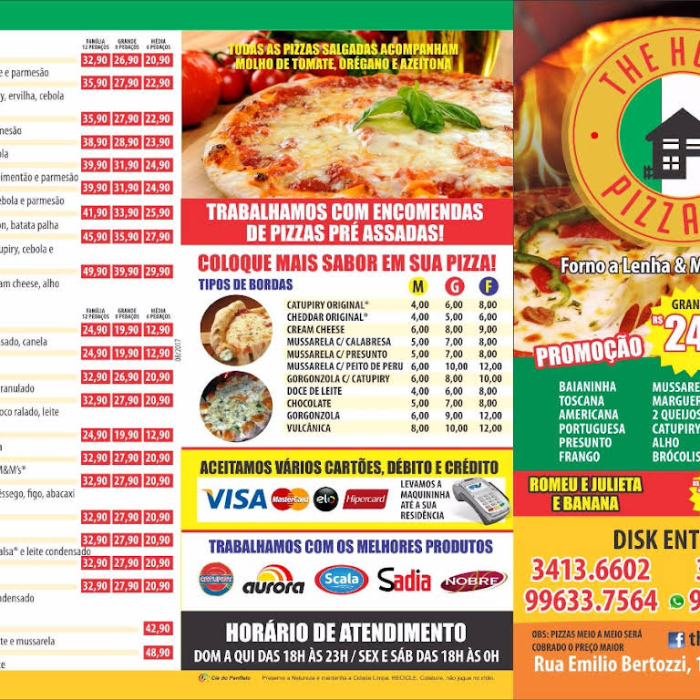 Menu em Alo Pizza pizzaria, Valinhos