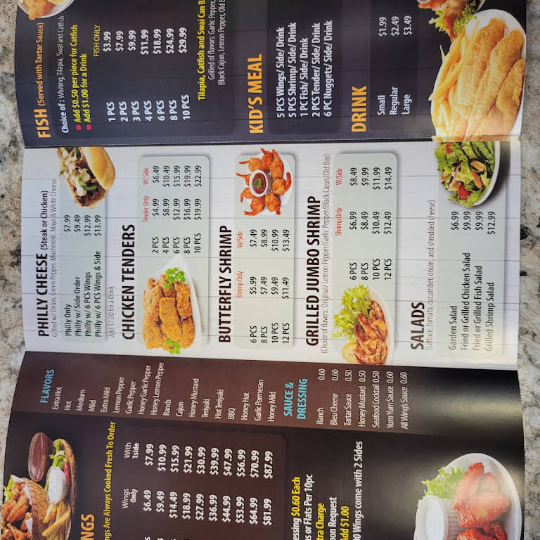 Wings and Seafood Chicken Wings Restaurant in Conyers