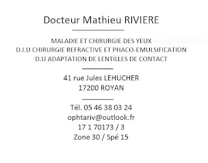 Photo n°1 de Riviere Mathieu à Royan (Ophtalmologiste)