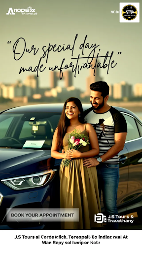 Experience the best car rental service for events in Hyderabad with J.S Tours & Travels! Our flee… post image