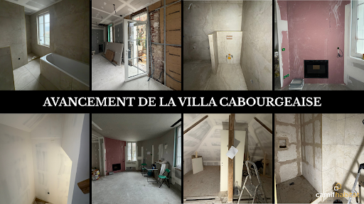Les travaux de la Villa Cabourgeaise avancent !Le...