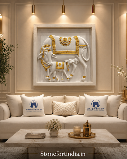 🏛️ Premium Gwalior Mint Marble Mural Art – Custom Design Available post image