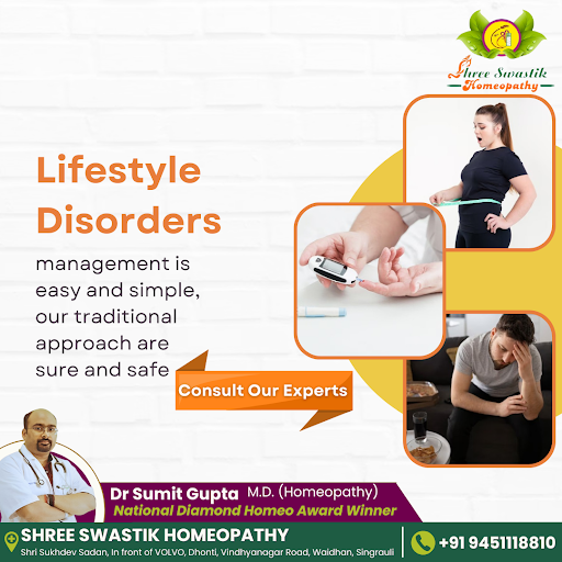 "Managing Lifestyle Disorders is easy and simple with our traditional and sure Homeopathic approa… post image