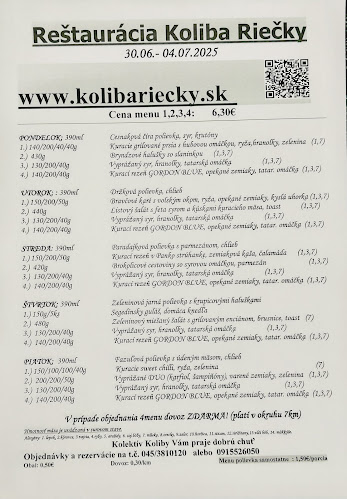Reštaurácia Koliba Riečky