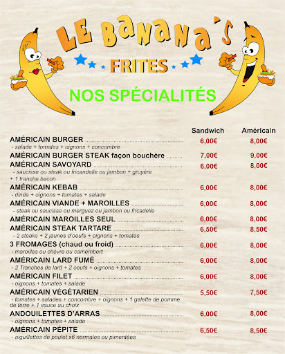 Photo 1 - Friterie Au BANANA'S FRITES