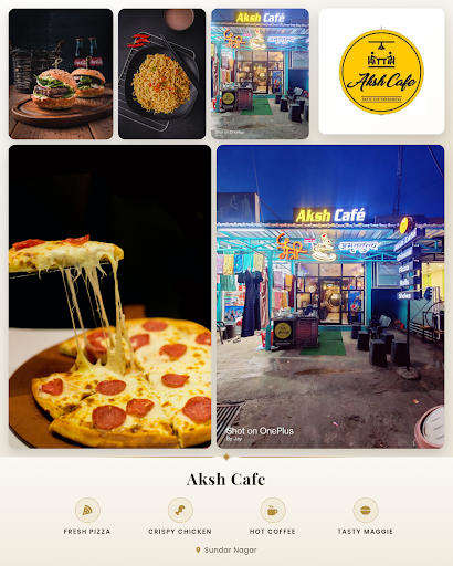 Aksh Cafe is a cozy coffee shop near you, offering delicious pizzas and a variety of breakfast op… post image