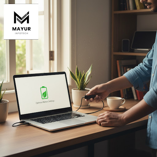 Is your laptop battery draining faster than it should? At Mayur Infotech, a trusted laptop store… post image