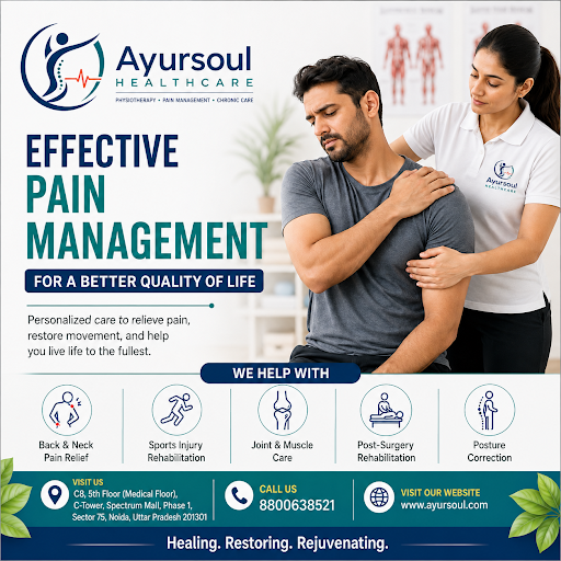 Sciatica slowing you down? At Ayursoul Physiotherapy Acupuncture in Sector 75, Noida, we combine…