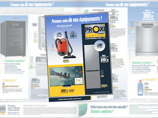 🤩 Découvrez notre nouveau catalogue Proxi Confort spécial durabilité 🛠️
 💡 Des appareils malins, économes, pensés pour durer… et des conseils pour prolonger la vie de vos équipements !
📅 Offres valables jusqu’au 09/08/25