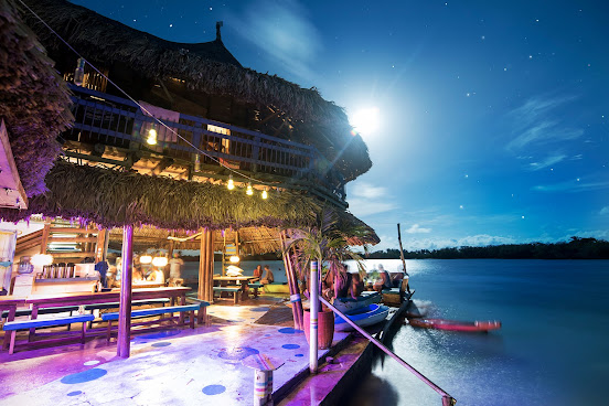 House on water by null