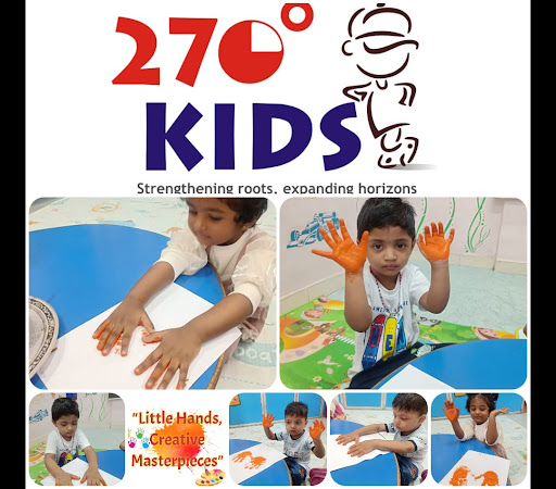 Hands full of joy n colours.Best preschools always use playway method for kids learning. post image