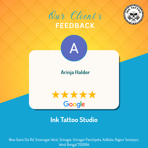 Arinja Halder's amazing experience at Ink Tattoo Studio in Kolkata! She loved the personalized se… post image