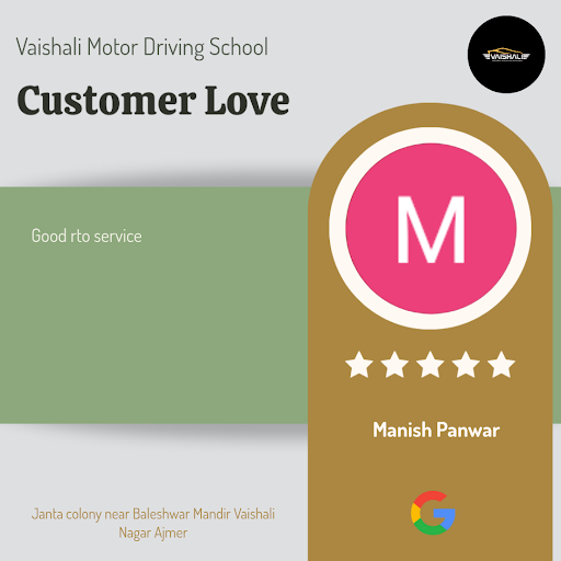 Manish Panwar from Ajmer raves about his exceptional experience at Vaishali Motor Driving School,… post image