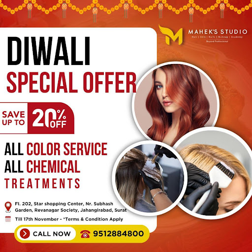Spacial diwali beauty and hair offer post image