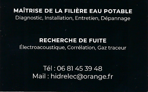 HIDRelec specialisé dans la recherche de fuite sur reseau eau potable - Thumbnail