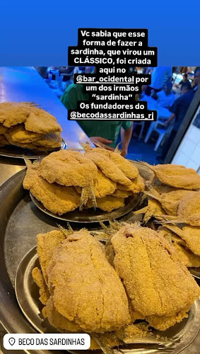 Número de telefone de Bar Ocidental (Beco das Sardinhas)