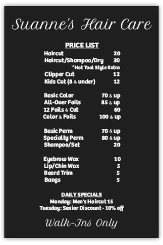 Suanne’s Hair Care