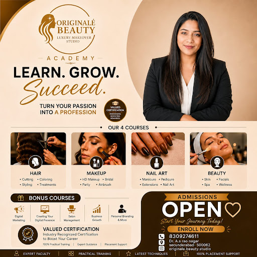 🎓 Originalé Beauty Academy – Beauty Academy in A.S. Rao Nagar, Secunderabad post image