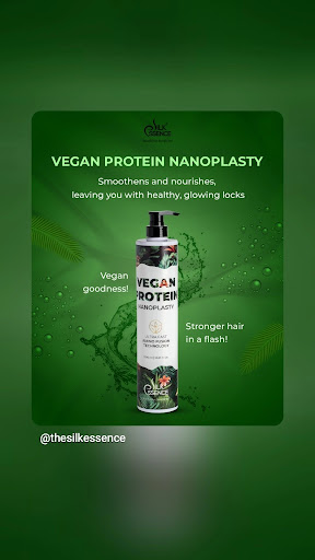 Experience the power of Vegan Protein Nanoplasty for frizz-free, silky, healthy-looking hair. Nou… post image