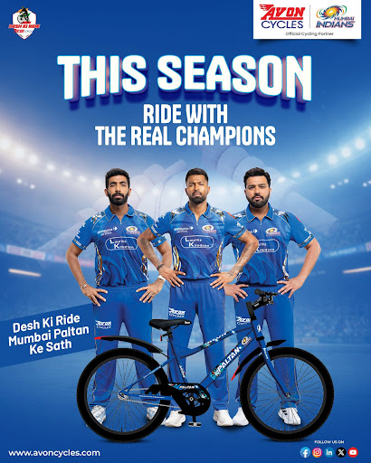 This season, power your journey with Avon Cycles and the unstoppable spirit of the Mumbai Indians. post image