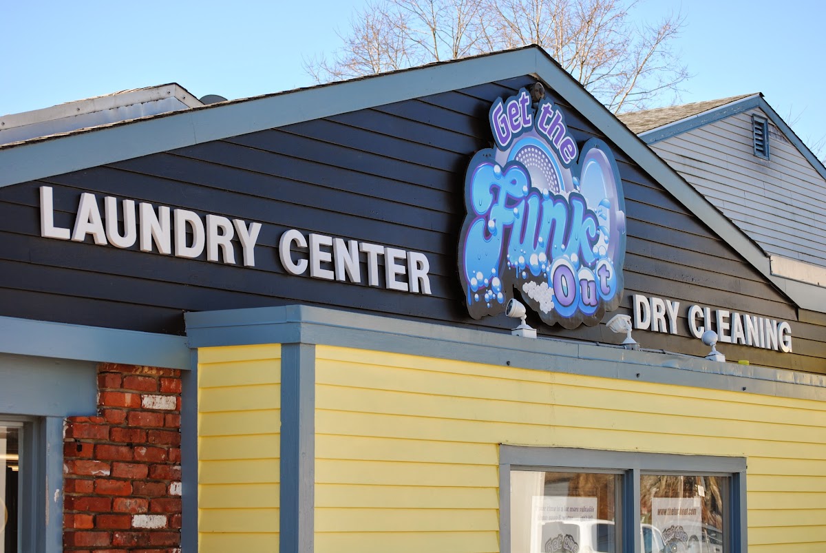 Self-service laundry at Get The FUNK Out Laundromat, South Kingstown, RI