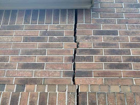 Exterior Brick Cracks from slab foundation movement