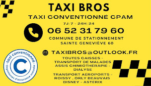 Photo n°3 de Taxi Bros Conventioné Assurances Maladie à Vaujours (Service de taxi)